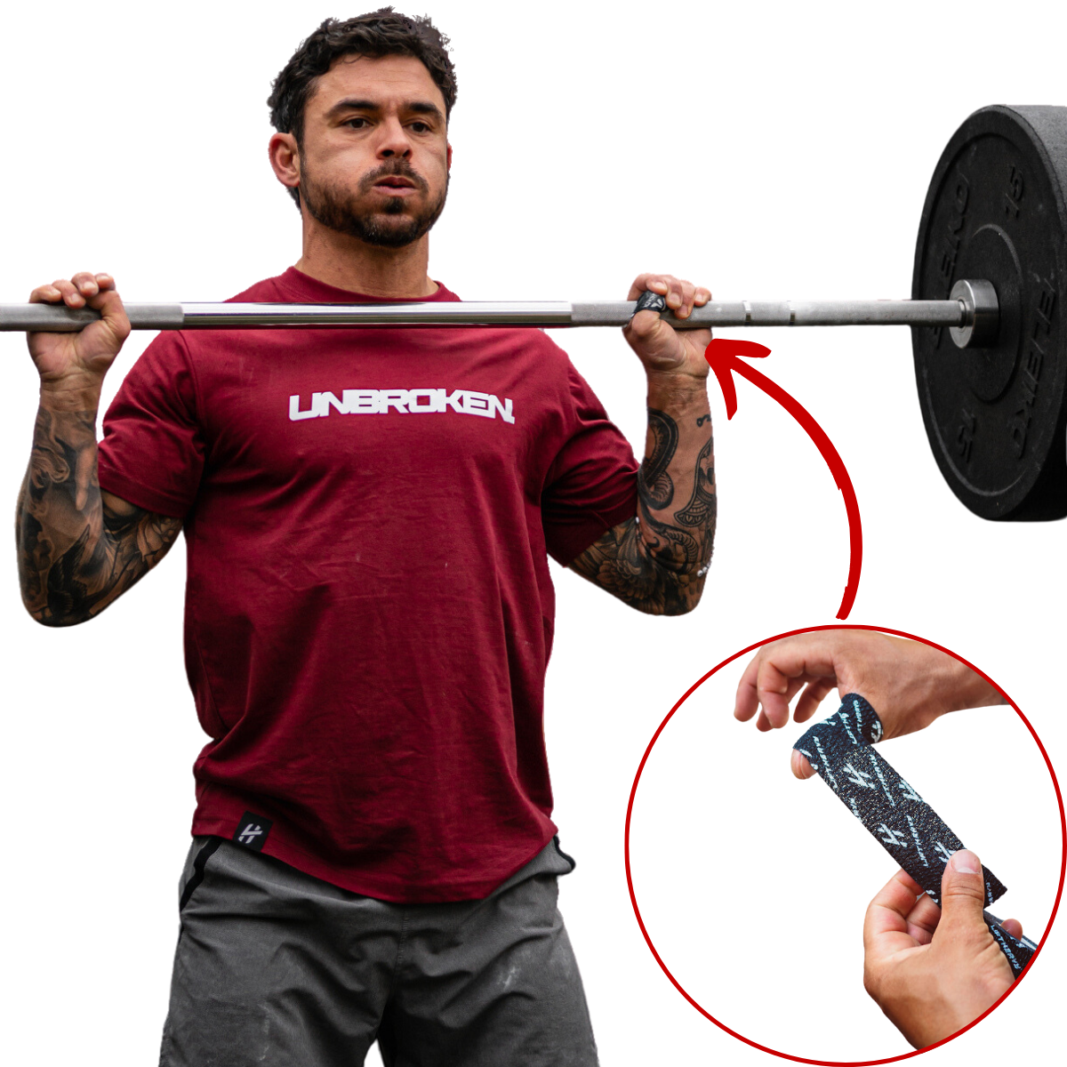 Geschenk: Lift Heavy Hook Grip Tape - wodstore