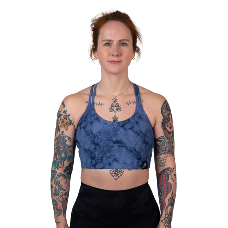 Lift Heavy Ribbed Tie Dye Bra - wodstore