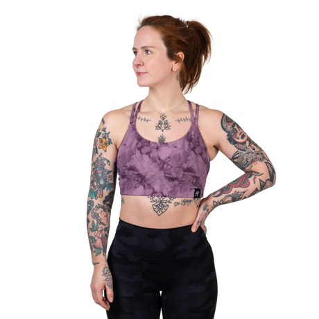 Lift Heavy Ribbed Tie Dye Bra - wodstore