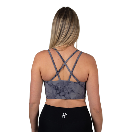 Lift Heavy Ribbed Tie Dye Bra - wodstore