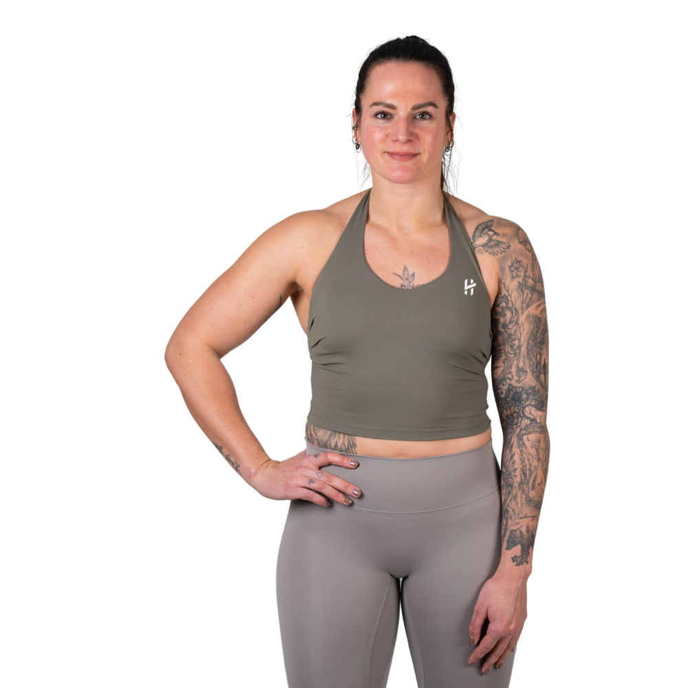 Lift Heavy Signature Neckholder Top - wodstore