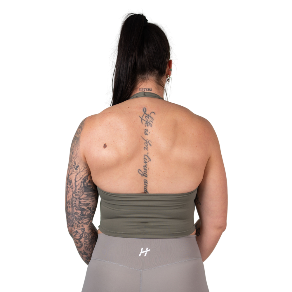 Lift Heavy Signature Neckholder Top - wodstore