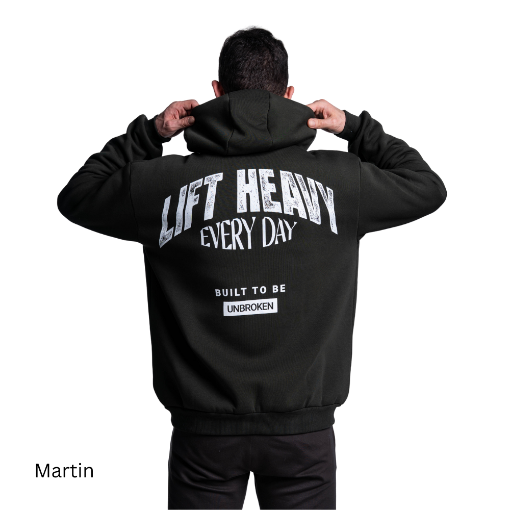Lift Heavy Built To Be Unbroken Hoodie
