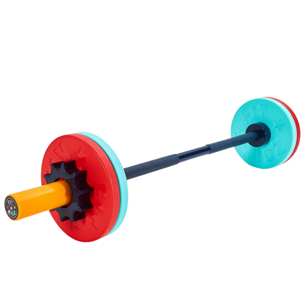 Fit Kidz Barbell & Bumper Plate Set