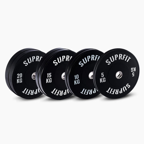 Suprfit Econ Bumper Plate White Logo