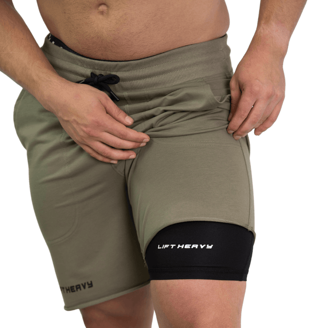 Lift Heavy Cotton Sport Shorts - wodstore