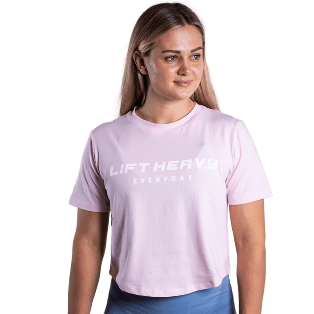 Lift Heavy Rounded Cropped T-Shirt - wodstore