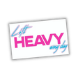 Lift Heavy Patch Summer Edition - wodstore